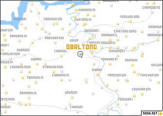 map of Ŏbal-tong