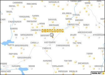 map of Obang-dong