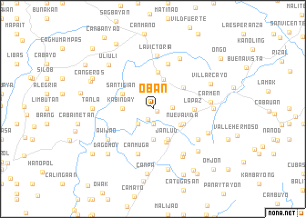 map of Oban