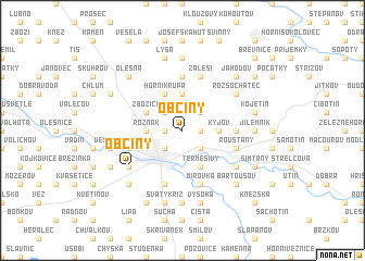 map of Občiny