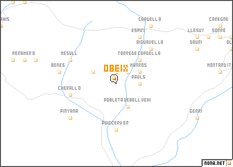 map of Obeix