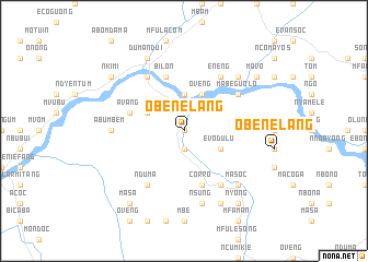 map of Obenelang
