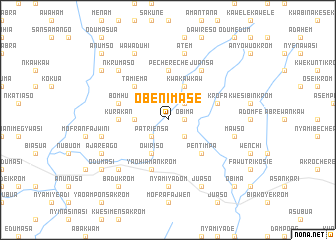 map of Obenimase