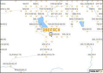 map of Oberach