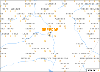 map of Oberade