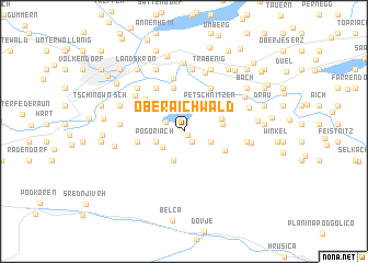 map of Oberaichwald