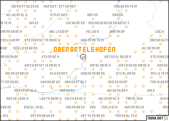 map of Oberartelshofen