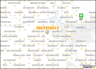 map of Oberasbach