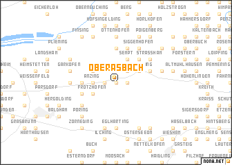 map of Oberasbach