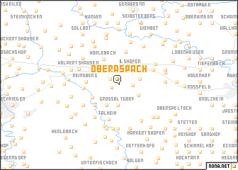 map of Oberaspach