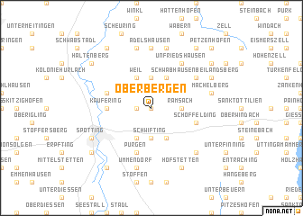 map of Oberbergen