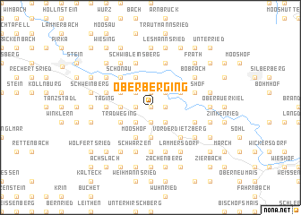map of Oberberging