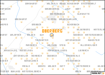 map of Oberberg