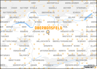 map of Oberbonsfeld