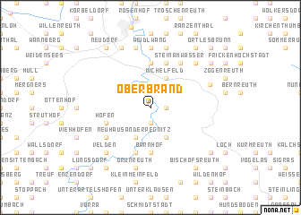 map of Oberbrand