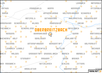 map of Oberbreitzbach