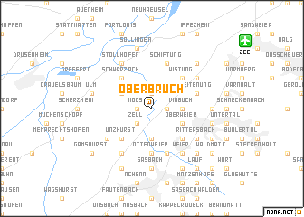 map of Oberbruch