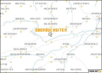 map of Oberbuchsiten