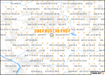 map of Oberbüscherhof