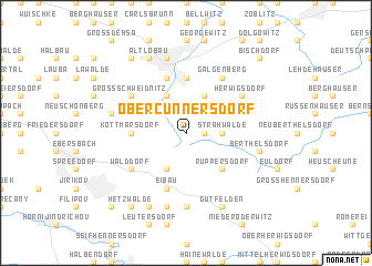 map of Obercunnersdorf