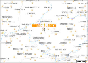 map of Oberdielbach