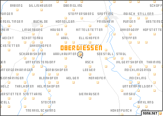 map of Oberdießen