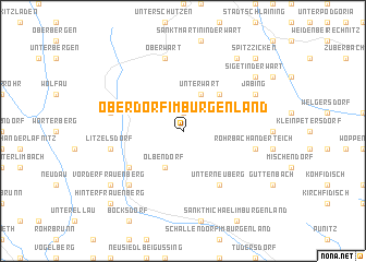 map of Oberdorf im Burgenland