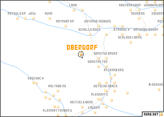 map of Oberdorf