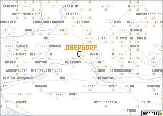 map of Oberdorf