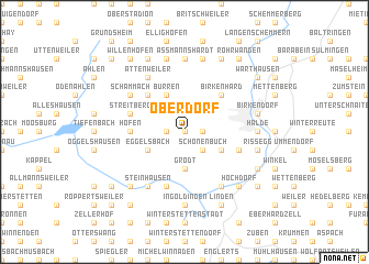 map of Oberdorf