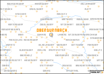 map of Oberdürnbach