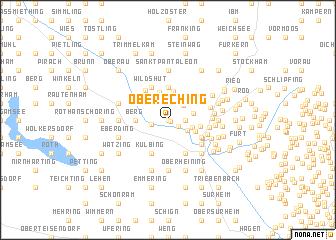 map of Obereching