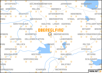 map of Obereglfing