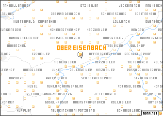 map of Obereisenbach
