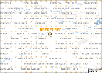 map of Oberelben