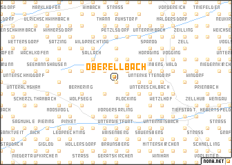 map of Oberellbach