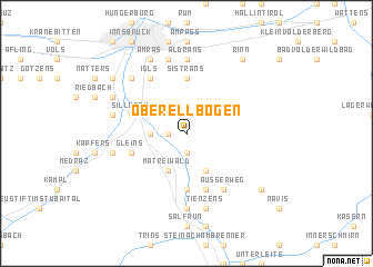 map of Oberellbögen