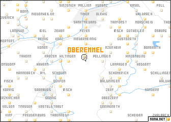 map of Oberemmel