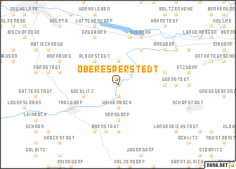 map of Oberesperstedt