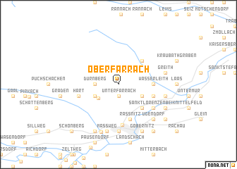map of Oberfarrach