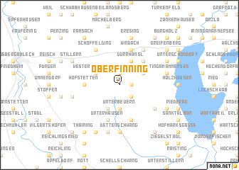 map of Oberfinning