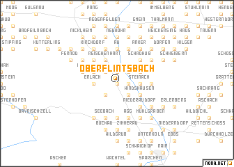 map of Oberflintsbach