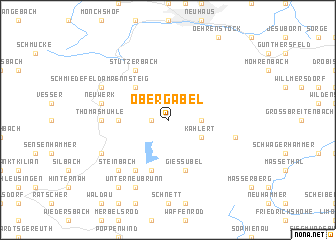 map of Obergabel