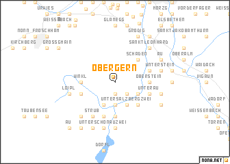 map of Obergern