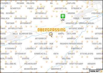 map of Obergrassing