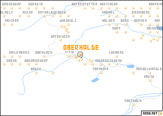 map of Oberhalde