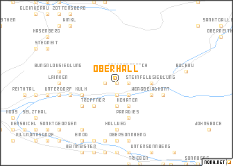 map of Oberhall