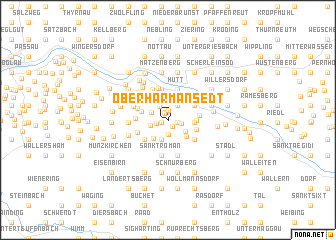 map of Oberharmansedt