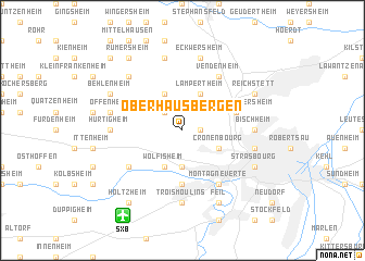 map of Oberhausbergen