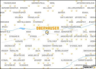 map of Oberhausen